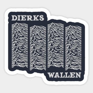 dierks wallen Sticker